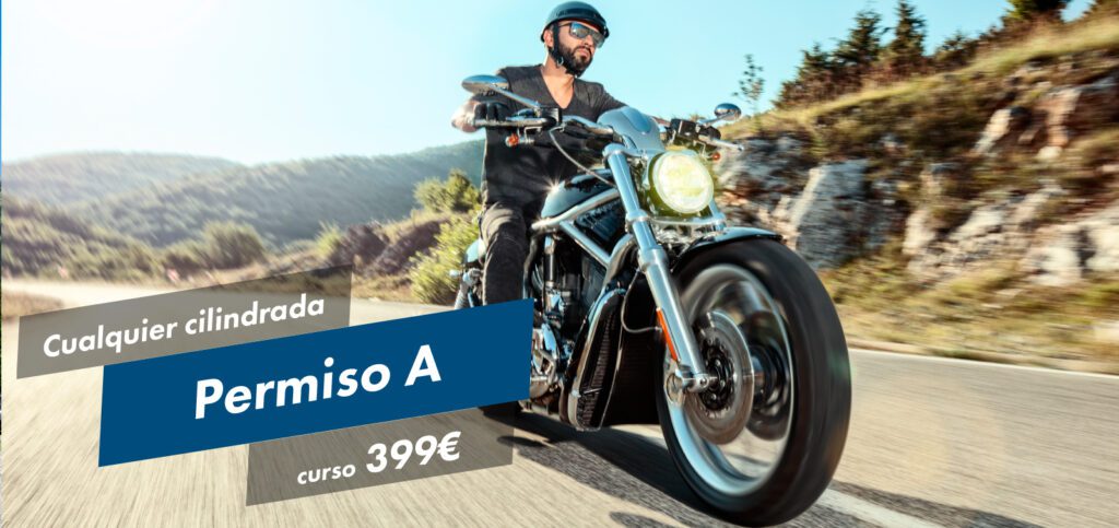 Permiso A con nuestro carnet de moto en Pamplona